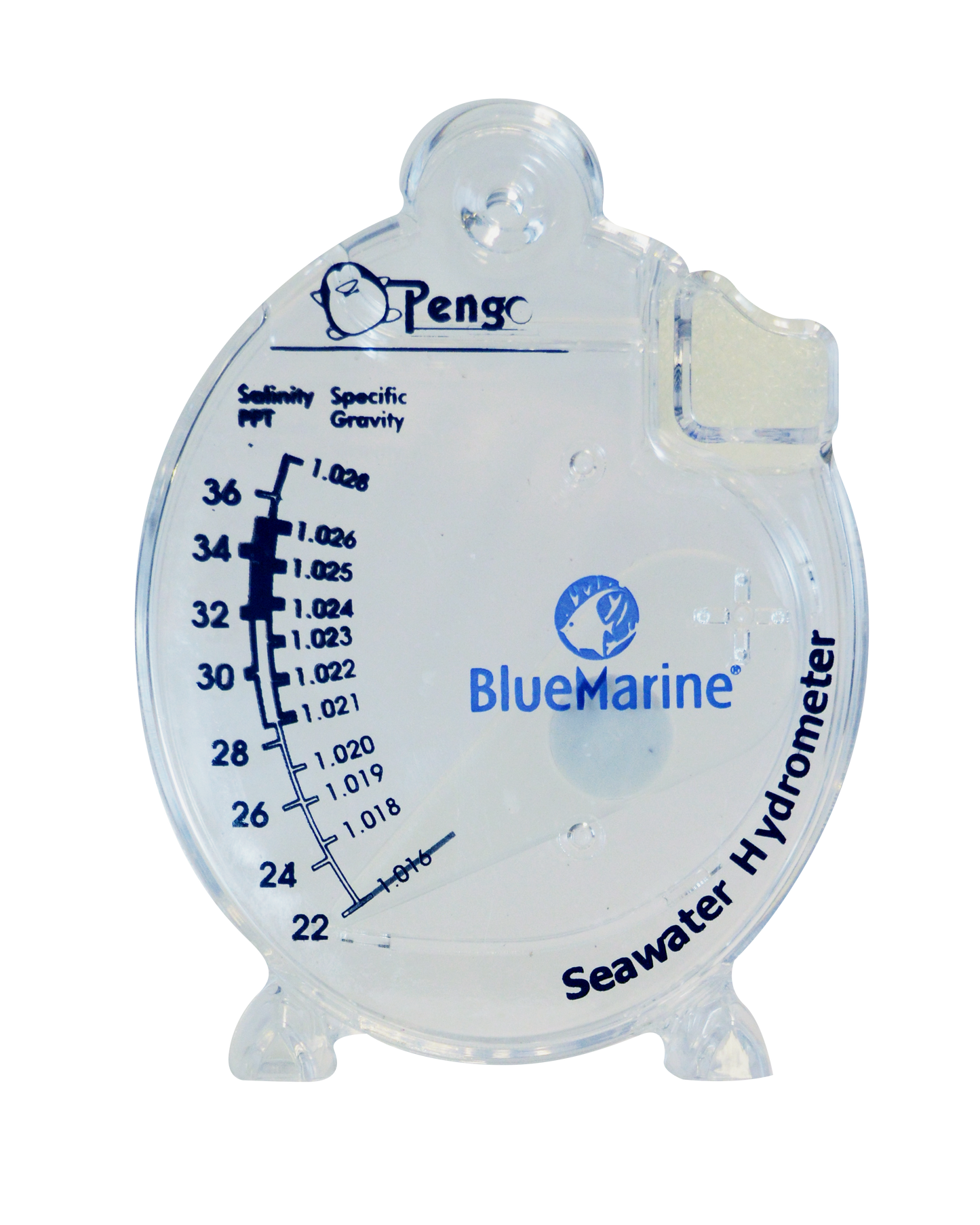 Blue marine hydrometer