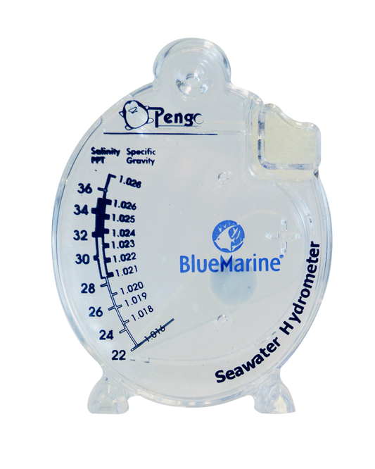 Blue marine hydrometer